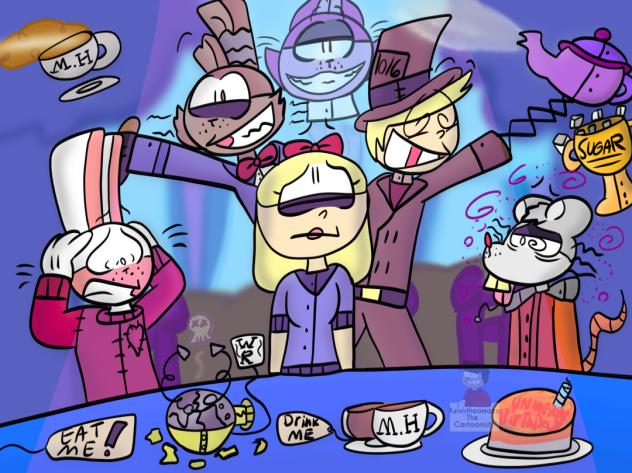 The mad hatters tea party