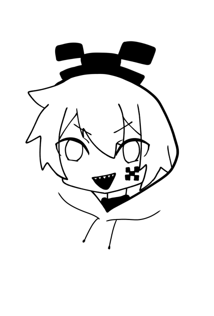 wrwrd！　ゾムさん　線画