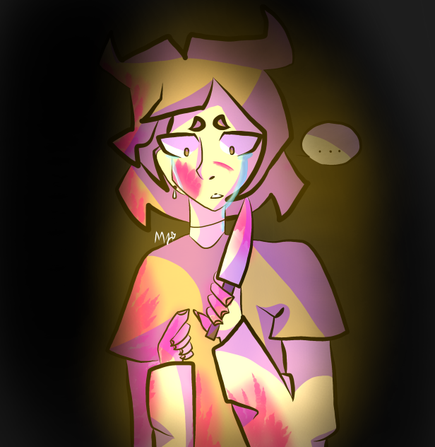 🩸What did you do….🔪(pink blood)