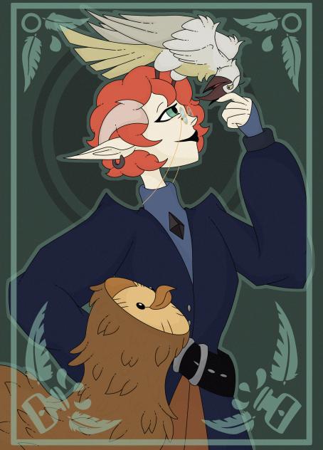 Lilith and her birbs