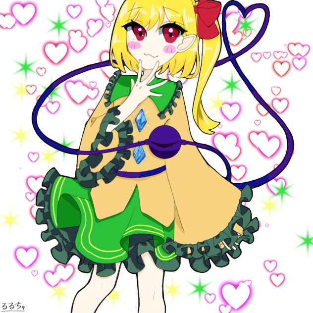 こいしちゃんのコスプレをしたフランちゃん