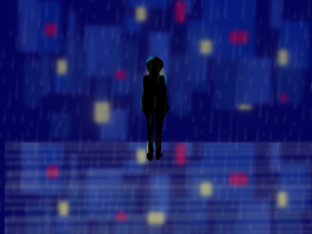 City rain