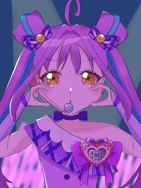 ファンサ🫶🏻︎💜‪