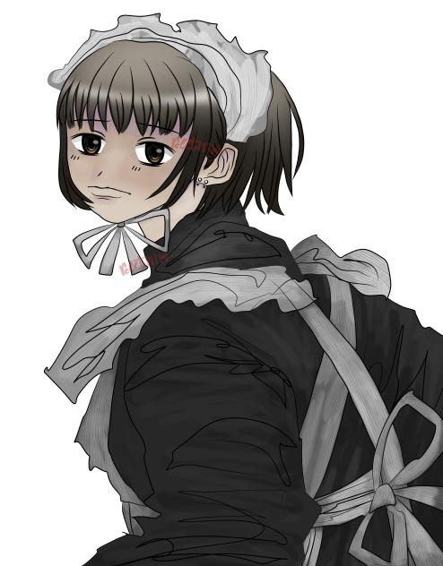 a random maid doodle