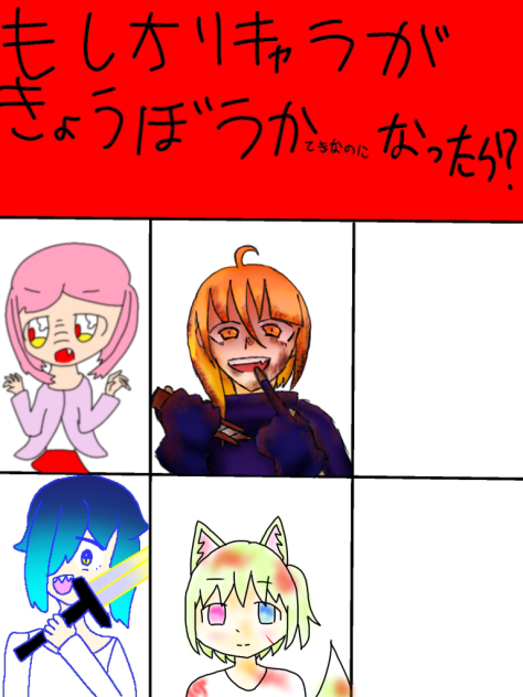 もしオリキャラが凶暴化したら？合作