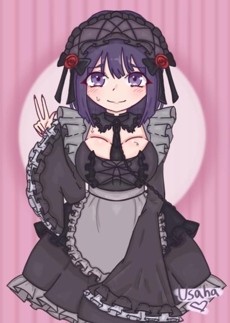 Марин в косплее Шидзуки