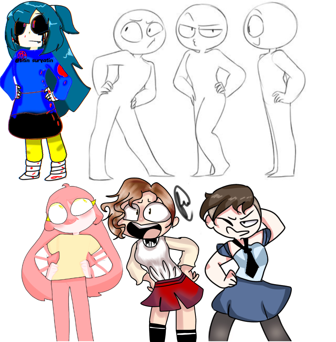 Fashion collab - ibisPaint
