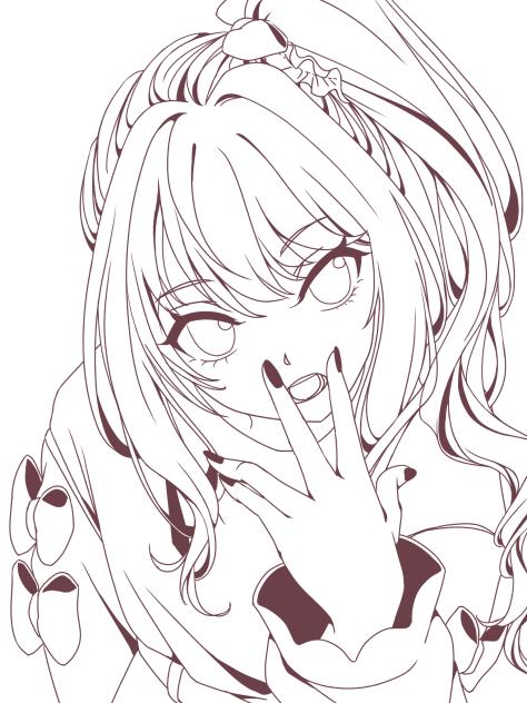 瑞希　クリエイターズフェスタ　塗り絵