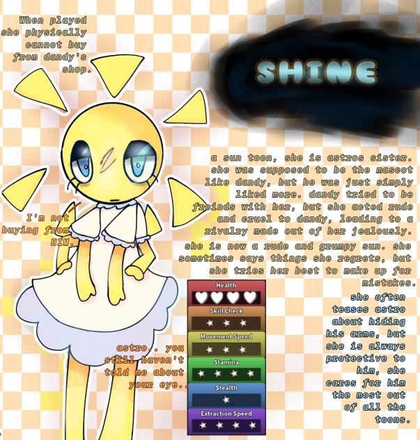 Dandys world oc info sheet! (shine)