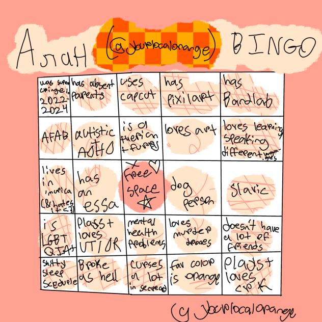 yourlocalorange bingo!