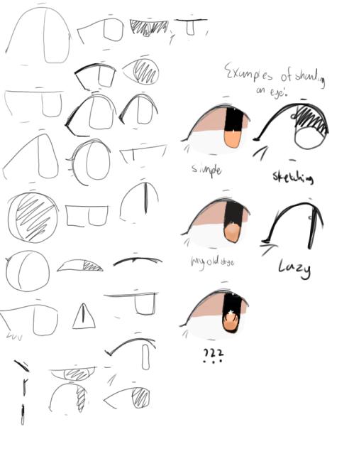 tips of drawing eyes
