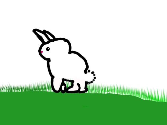 うさぎ撫で撫で