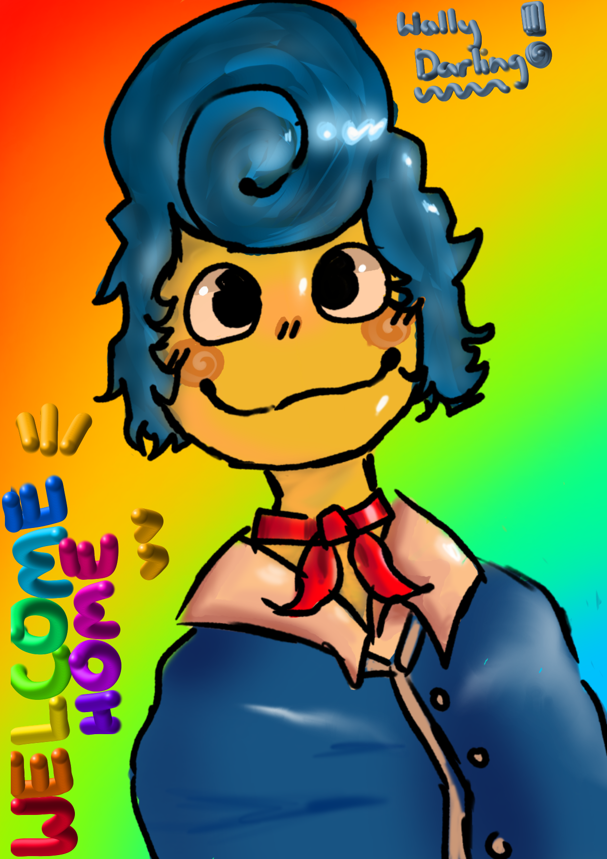 There you are! Welcome home! Ha ha ha - ibisPaint