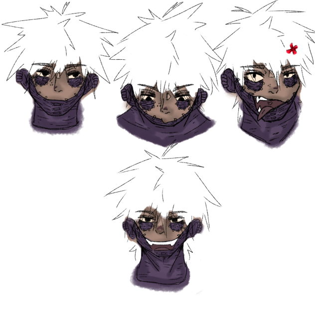 Dabi mha colored