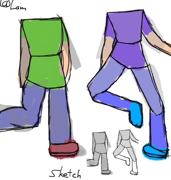 Drawing poses from my imagination3