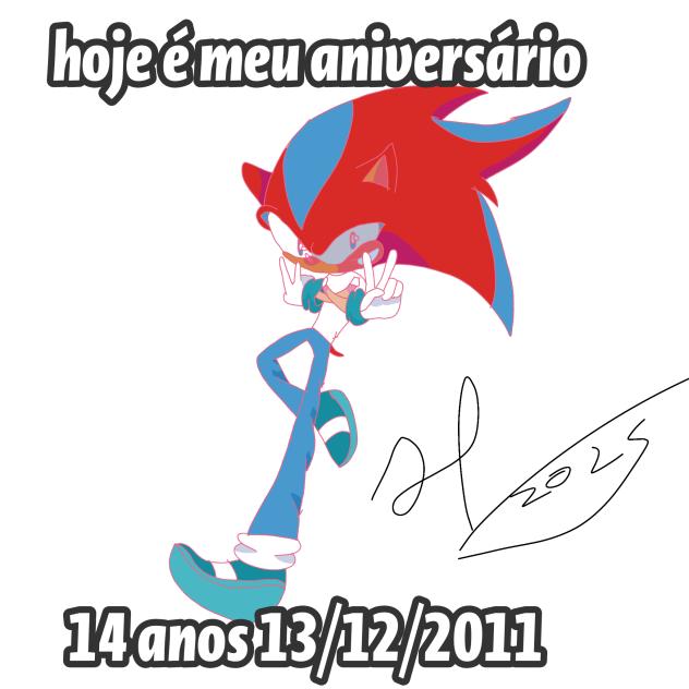 hoje é meu aniversário