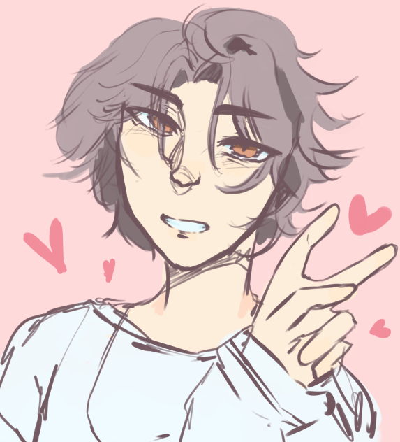 I drew a guy ( w my cousin) - ibisPaint