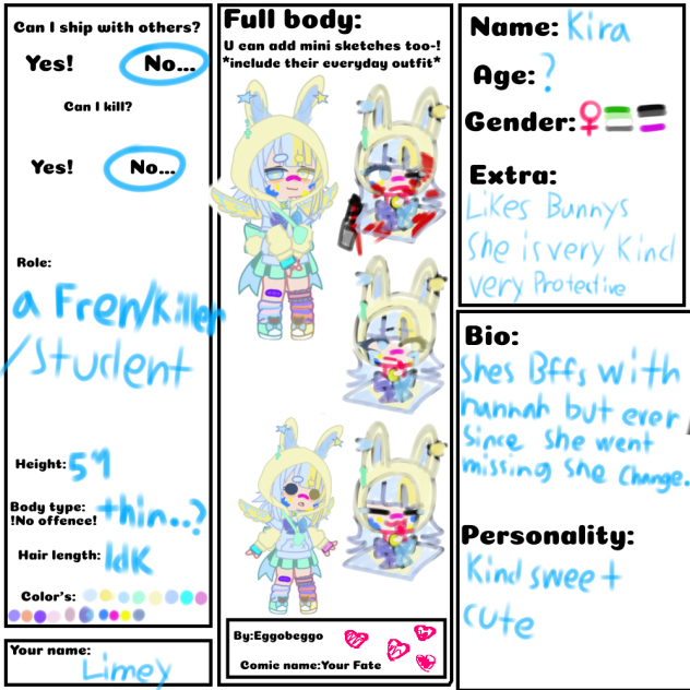 Oc sheet for eggo bego!