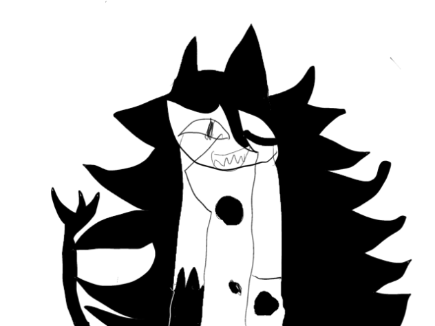 弟が描いた瞬き！！