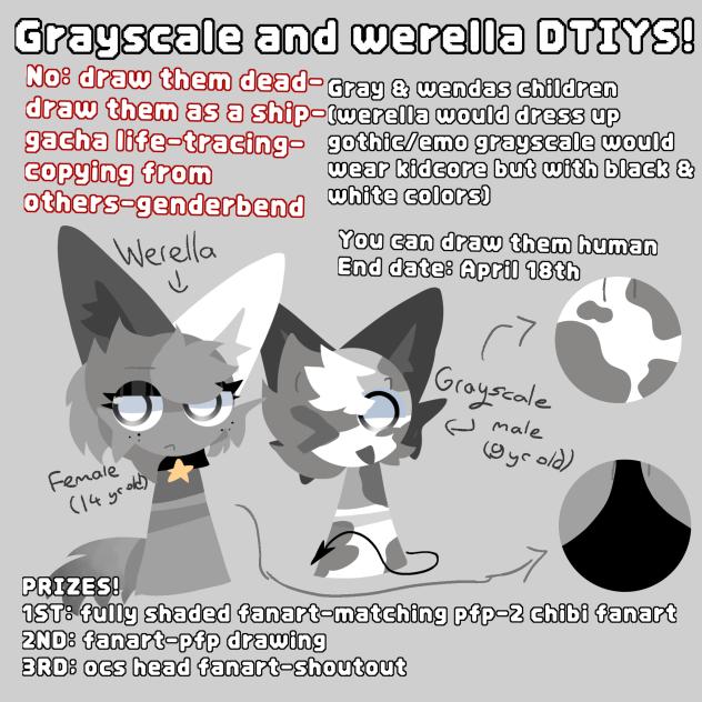 Grayscale & werella DTIYS!