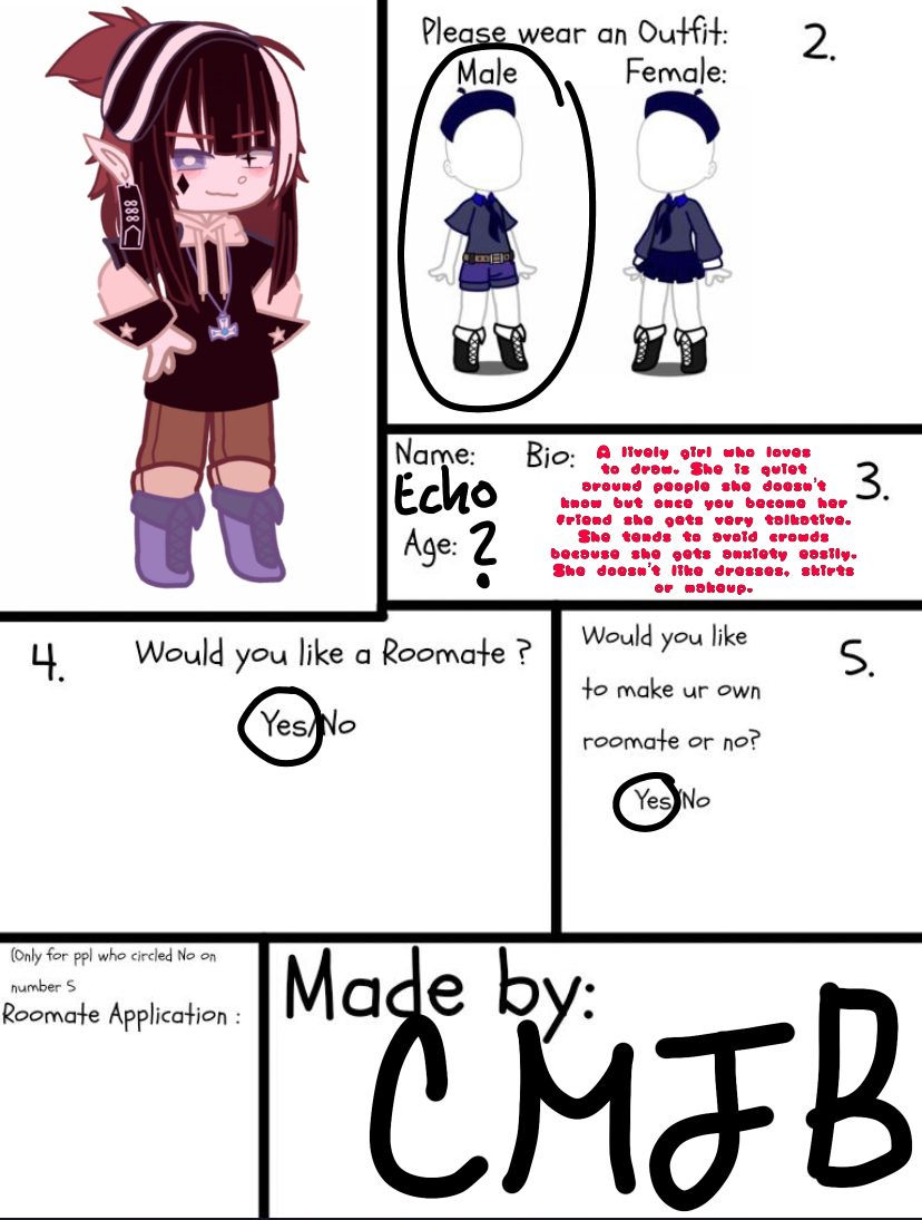 Oc for Ibis Summer Camp - ibisPaint