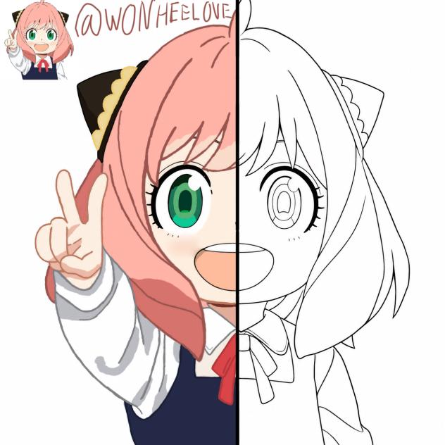 Anya spy x family collab!