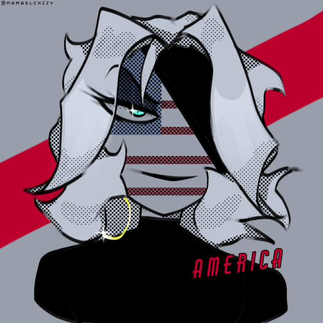 America (Female) - Countryhumans