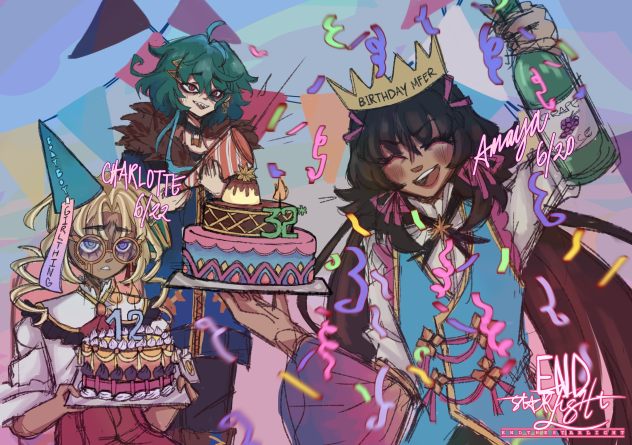 Amaya and Charlotte 2023 Birthday 🎂🎉