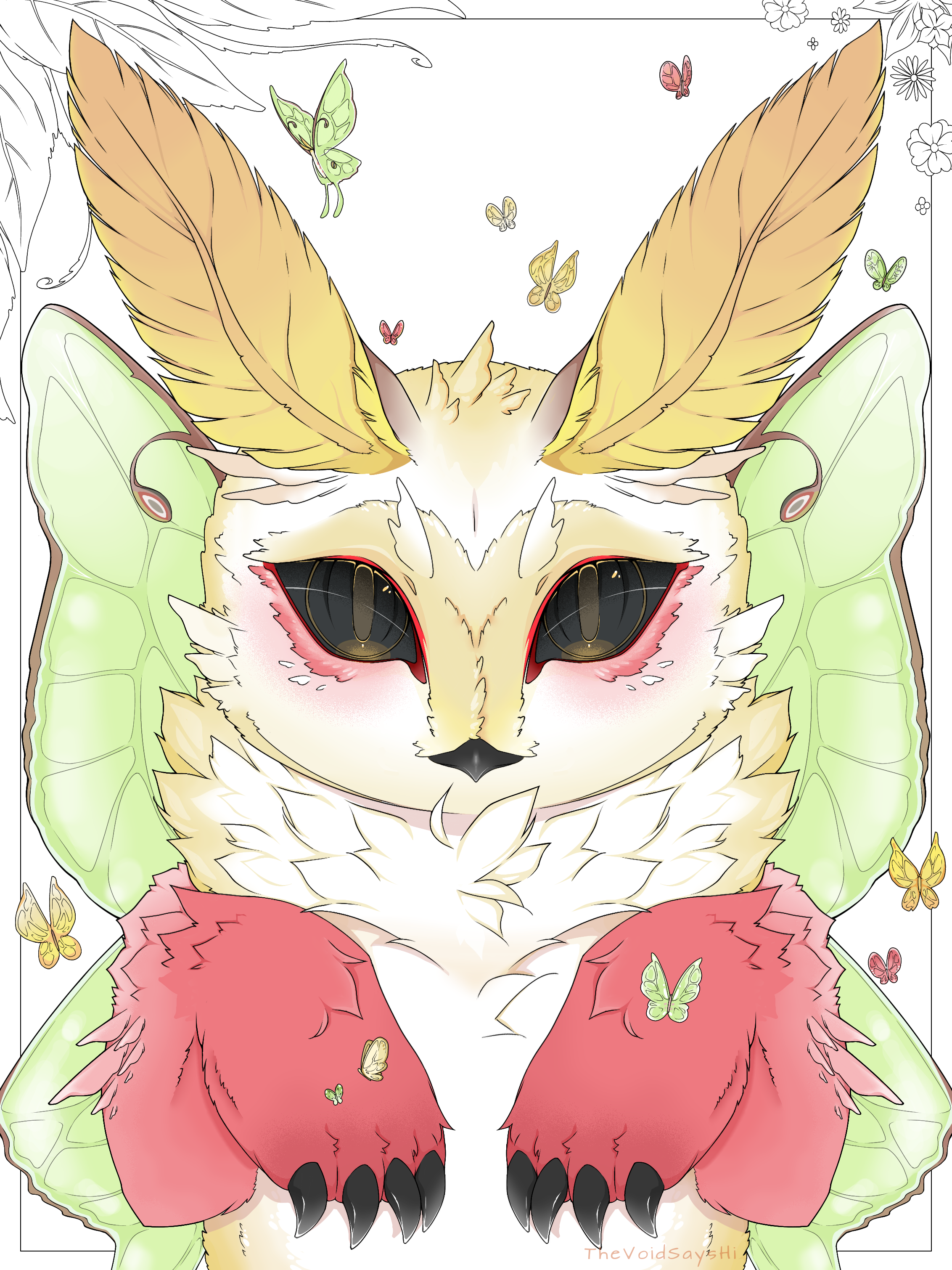 Owl moth - ibisPaint