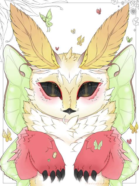 Owl moth - ibisPaint