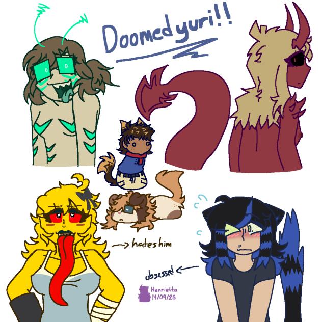 oc doodles 2 (cw artistic nudity)