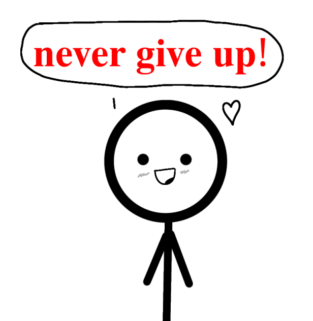 never