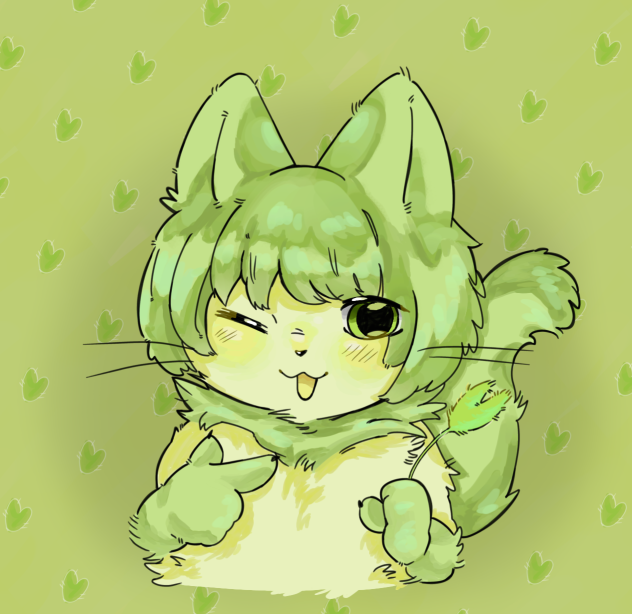 二又になってる猫じゃらし〜