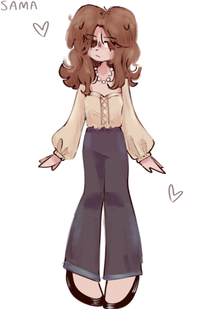 I drew myself bc my outfit slays