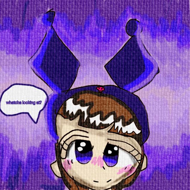 kuromi girl #fan art#