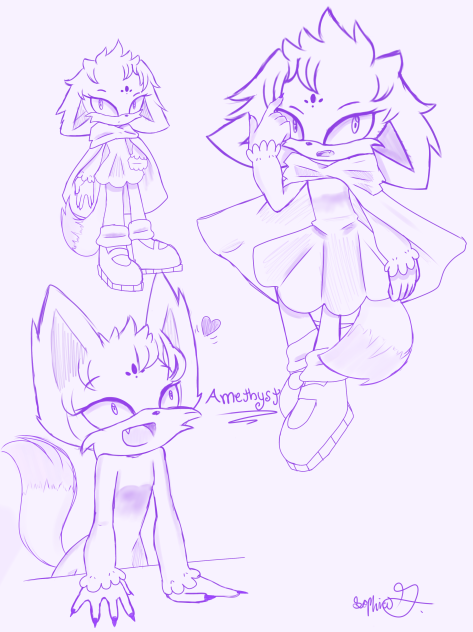 Amethyst sketches