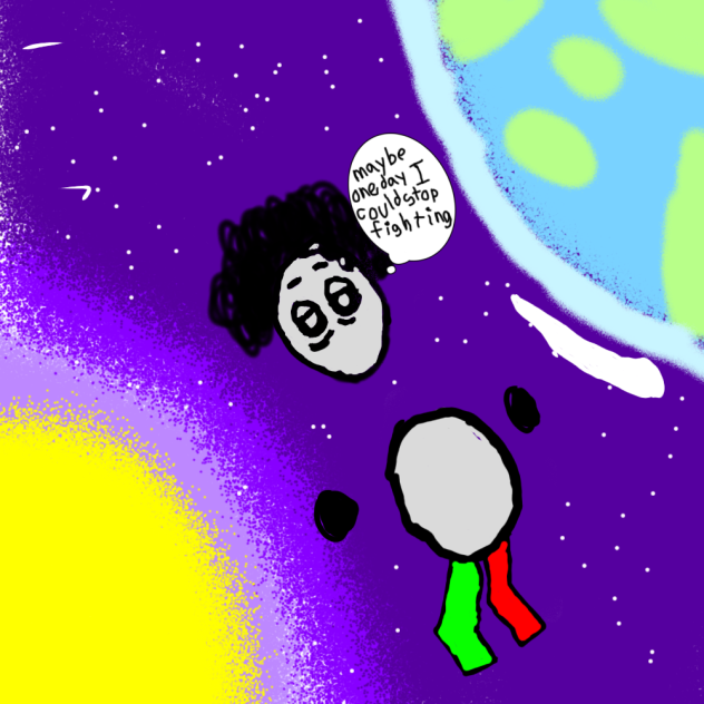 when can I ever stop fighting for oneday - ibisPaint