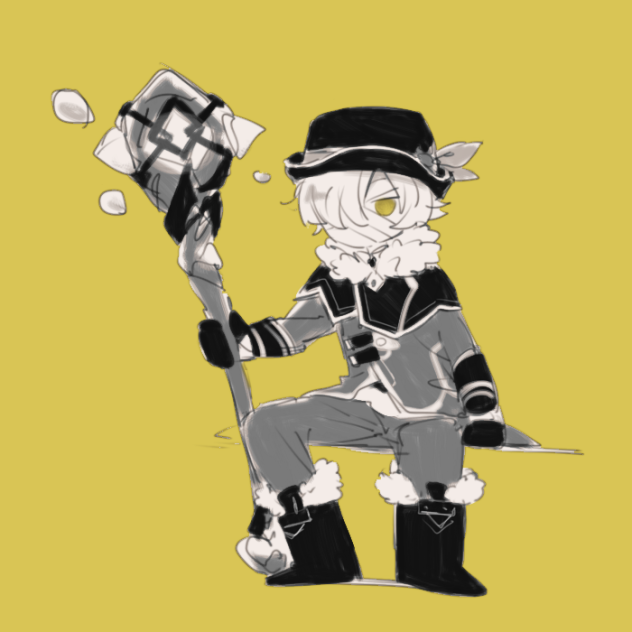 ファデュイ先遣隊遊撃兵岩使い落書き