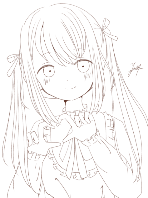 線画♡2