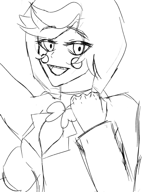 charlie from hazbin hotel sketch
