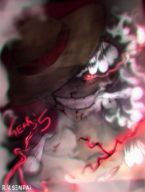 Gear 5 Luffy Glowart