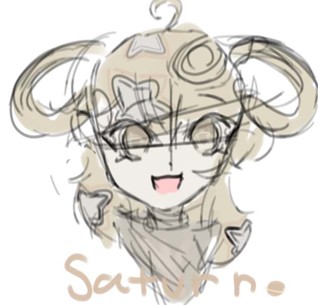 Silly lil Saturn doodle
