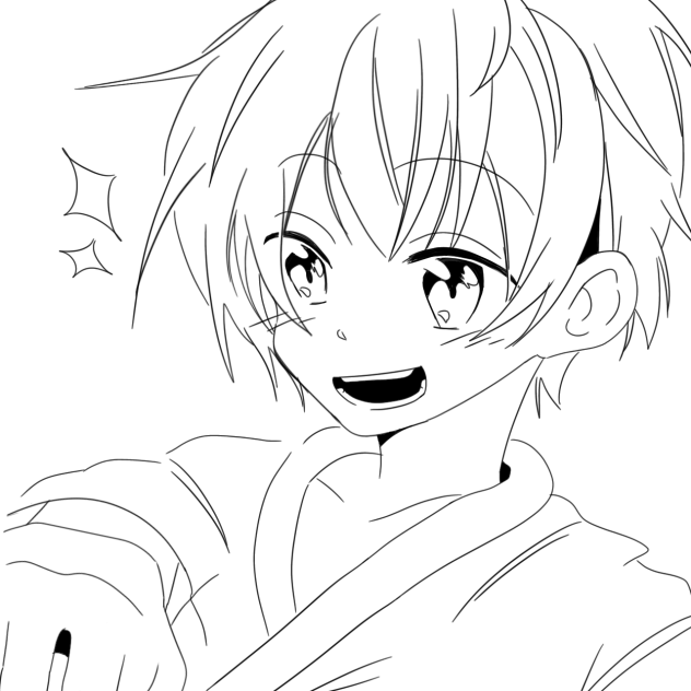 Lineart boy