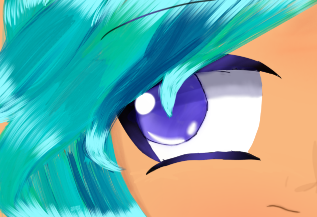 Purple Ocean Eyes - ibisPaint