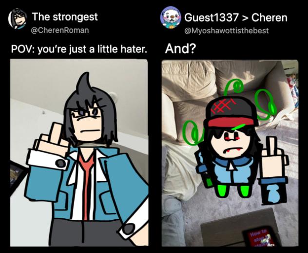 Yes Cheren I am a hater