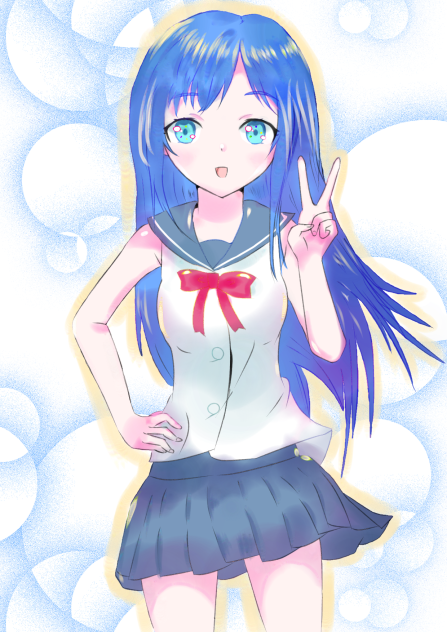 風の中ピース