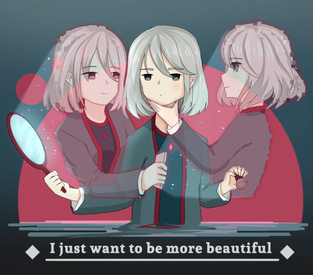she just want to be more beautiful