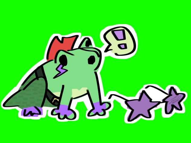 Montyfrog sticker‼️(old)