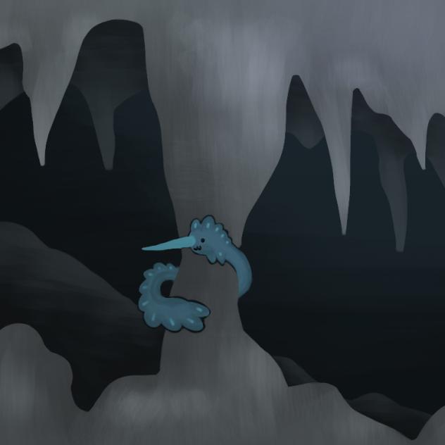 Narwhal eating a bagel