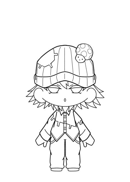 ミニ❤️さん　線画！